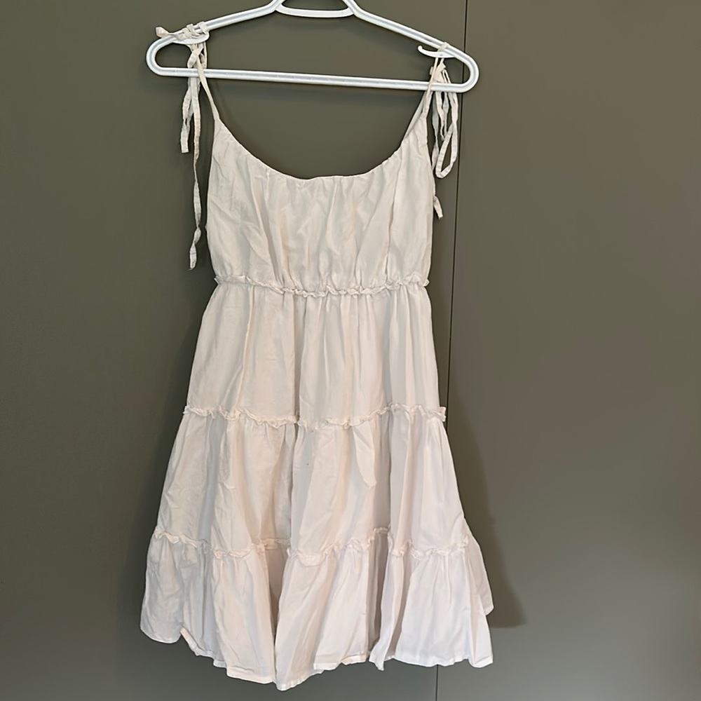 Missguided white summer dress